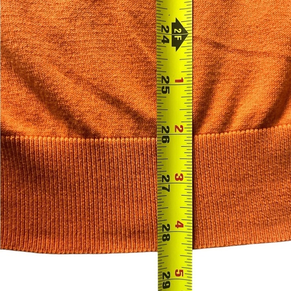 Men’s Callaway Cotton Blend Golf Sweater Orange Size XL - Picture 5 of 5